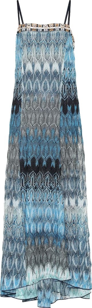 Missoni Crochet knit maxi dress