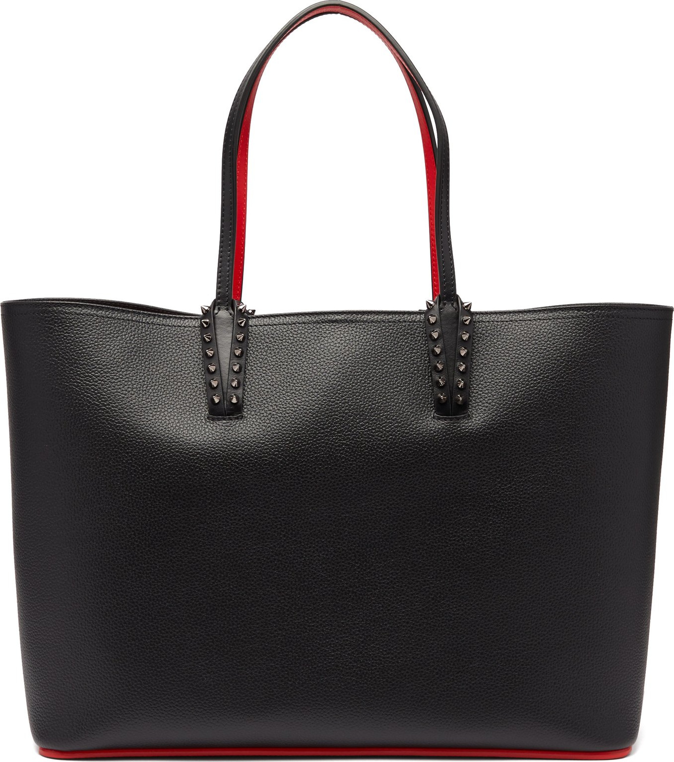 Christian Louboutin Cabata spike-embellished leather tote