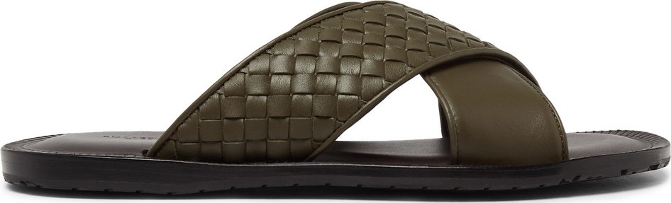 Bottega Veneta Intrecciato Leather Sandals