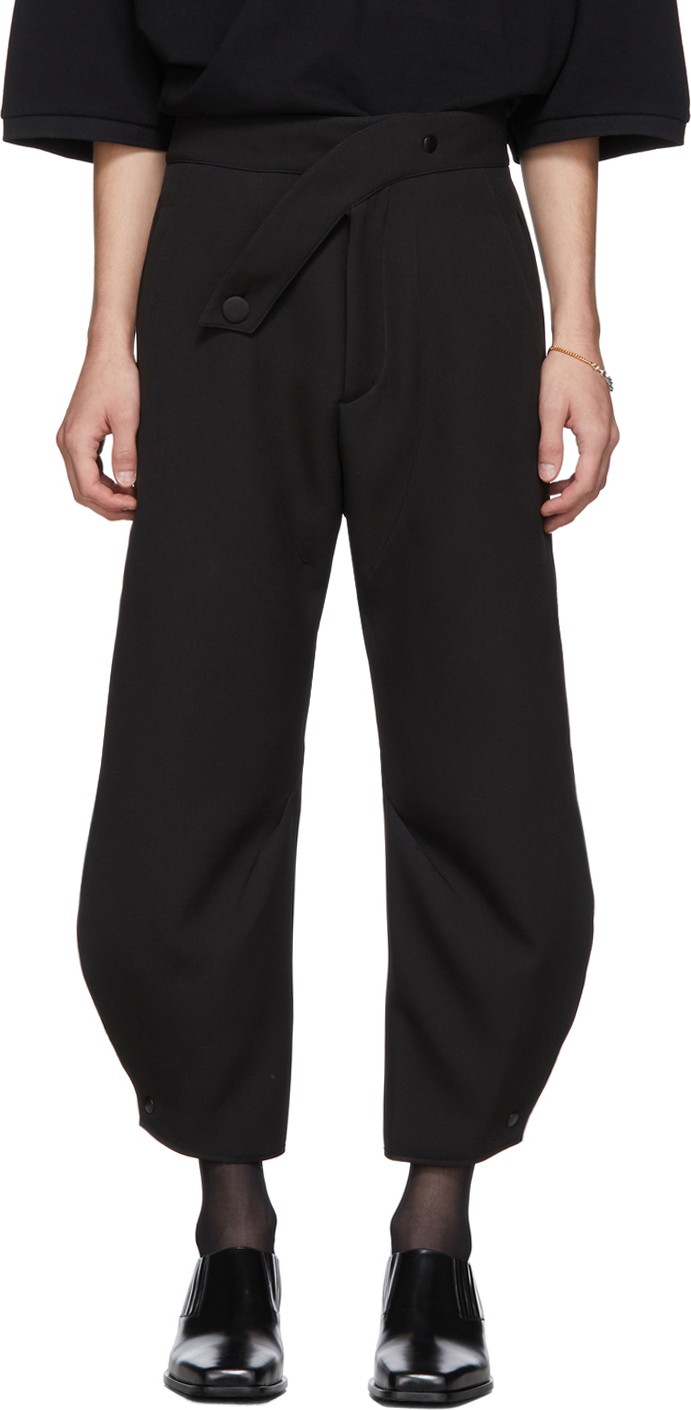Kiko Kostadinov Black Lentz Trousers