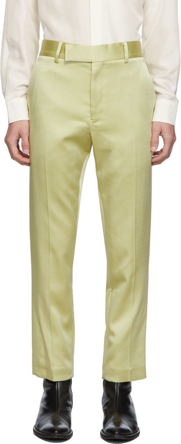 Haider Ackermann Yellow Classic Trousers