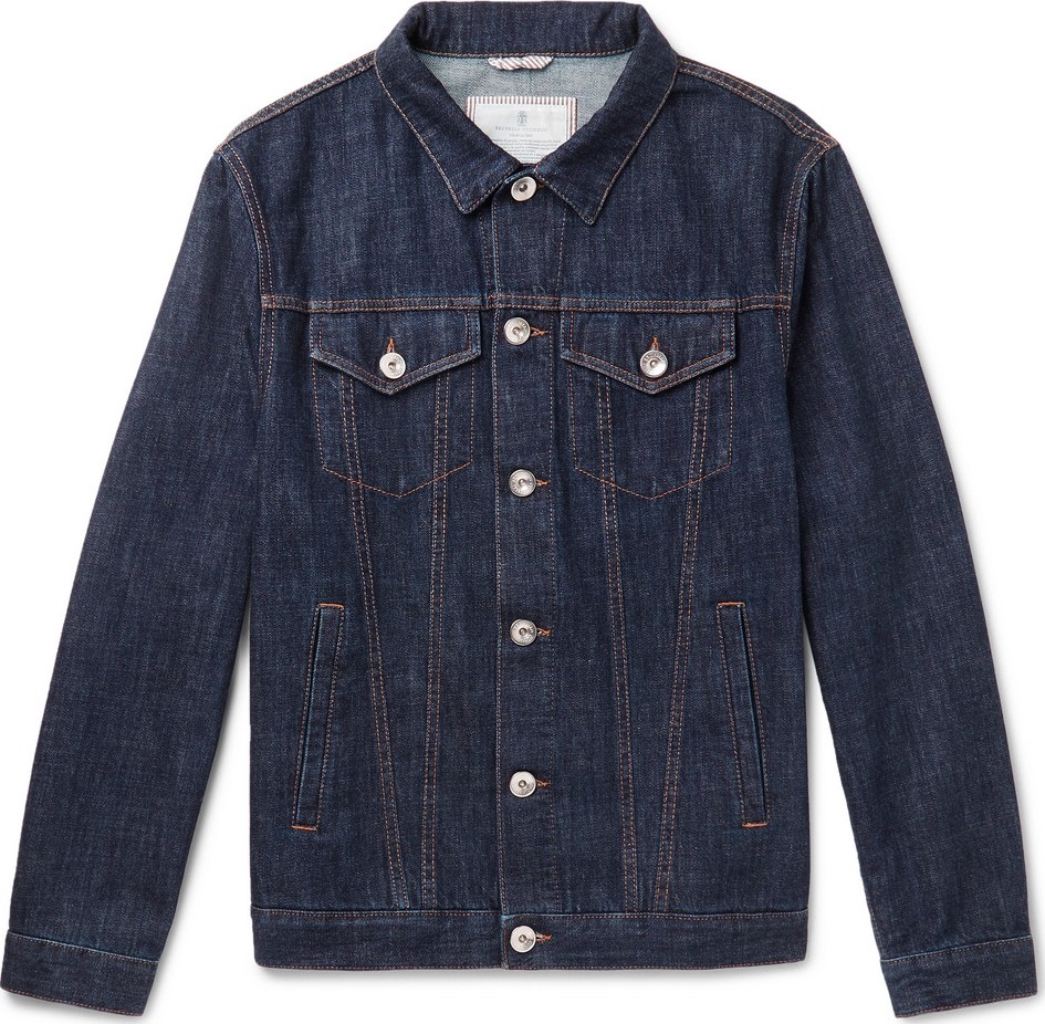 Brunello Cucinelli Slim-Fit Denim Jacket