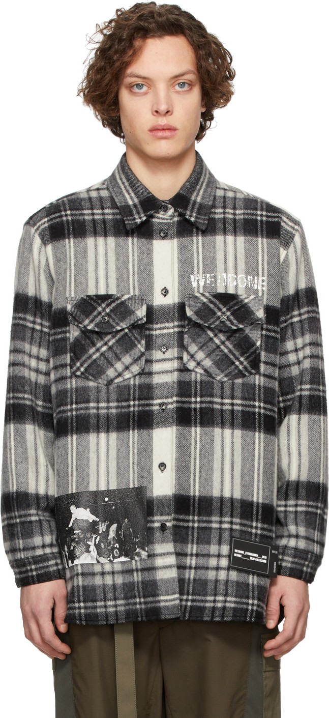 We11done Grey Check Shirt