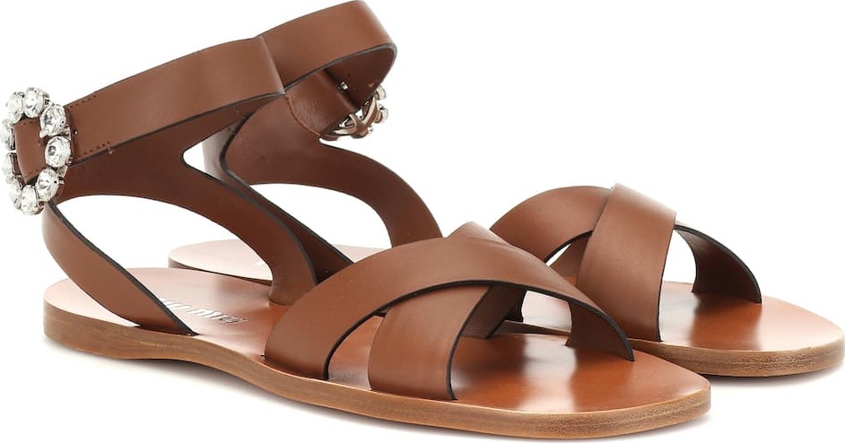 Miu Miu Leather sandals