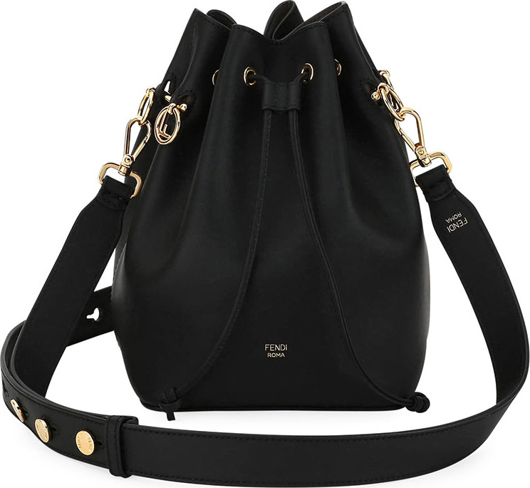 Fendi Mon Tresor Grande Calf Leather Bucket Bag