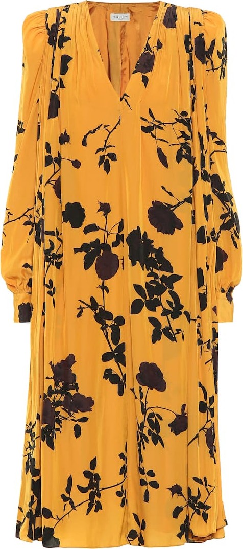 Dries Van Noten Floral midi dress