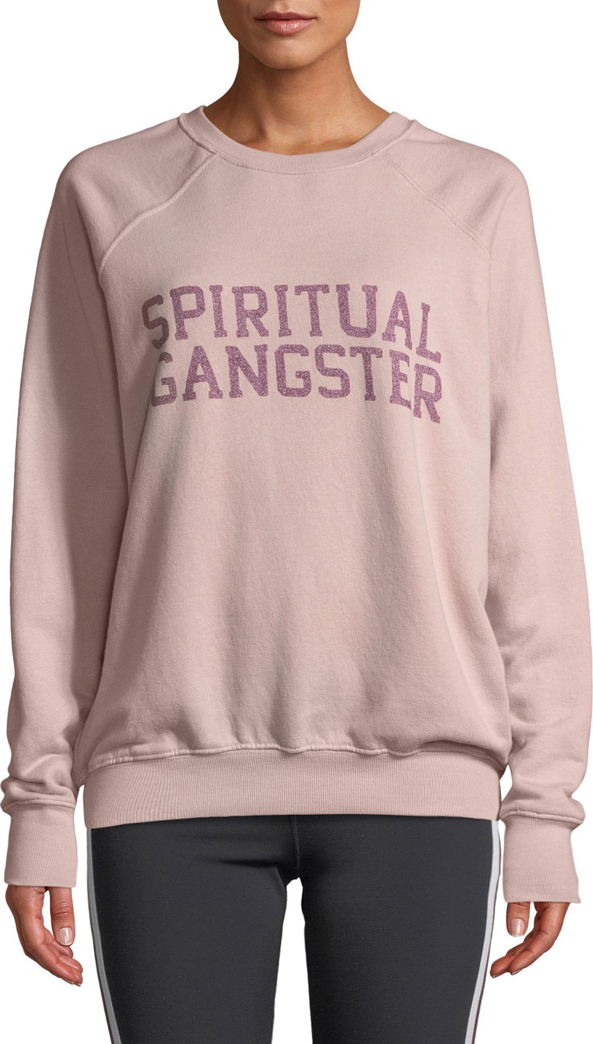Spiritual Gangster Varsity Classic Graphic Crewneck Sweatshirt