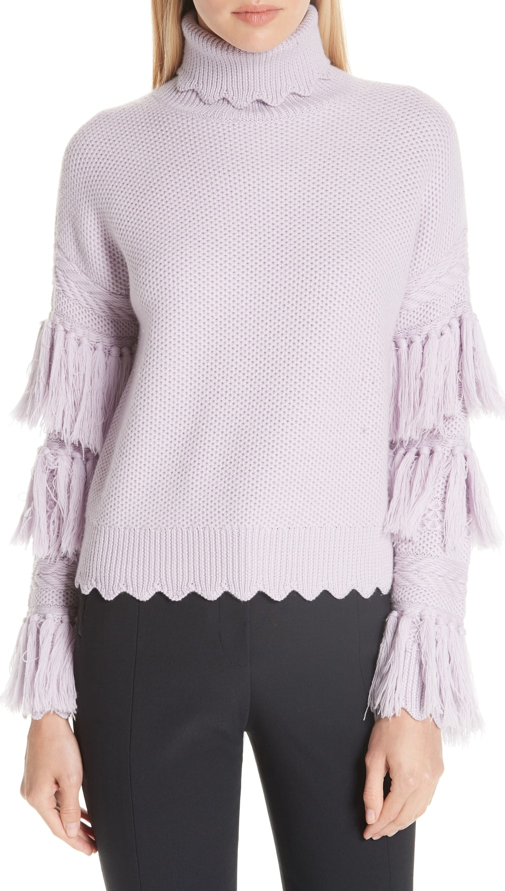 Jonathan Simkhai Knit Puff Sleeve Sweater