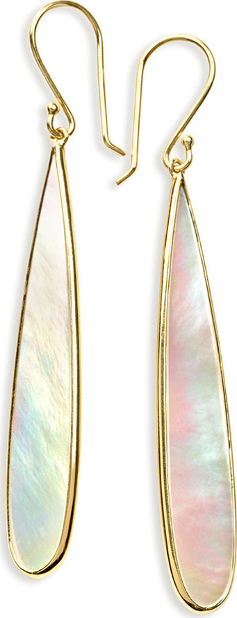 IPPOLITA 18K Rock Candy Mother-of-Pearl Long Drop Earrings