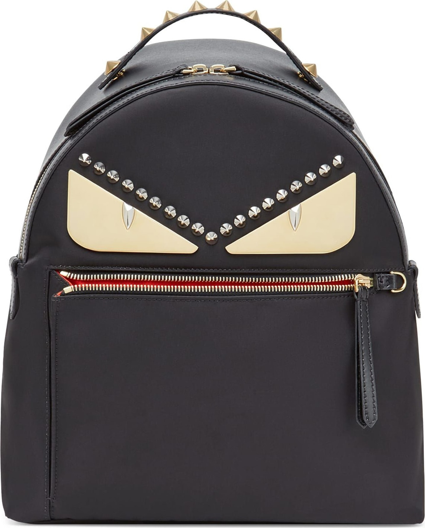Fendi Metal Monster Nylon Backpack