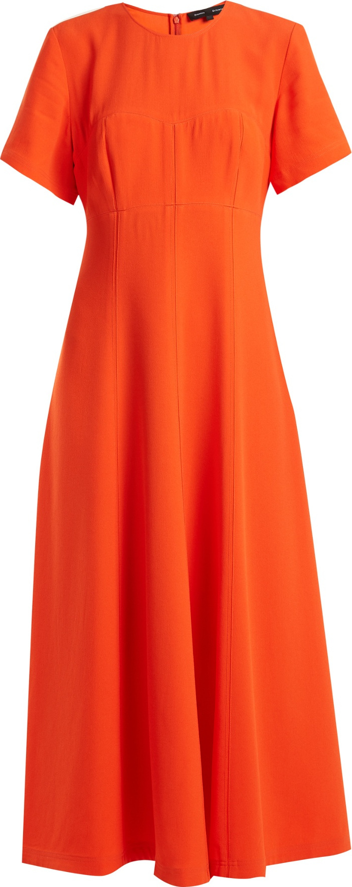 Proenza Schouler Round neck stretch-crepe dress