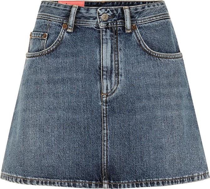 Acne Studios Blå Konst Caitlyn denim miniskirt