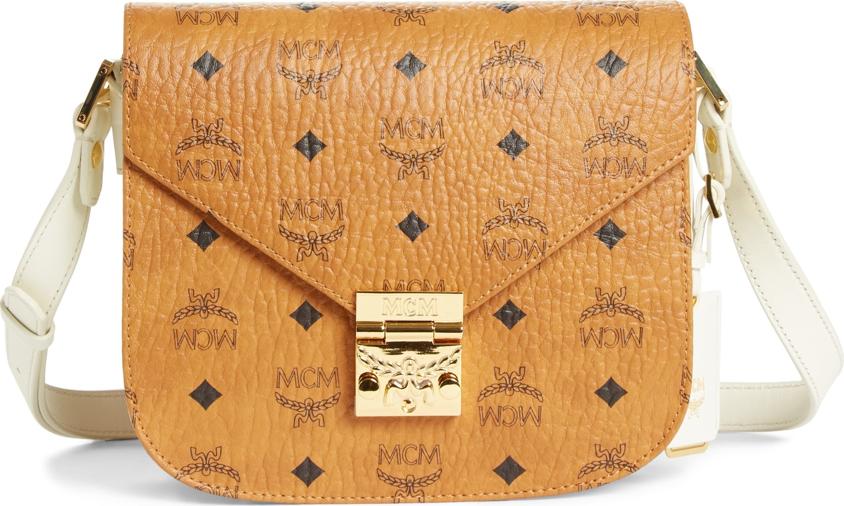 MCM Small Visetos Coated Canvas Shoulder Bag