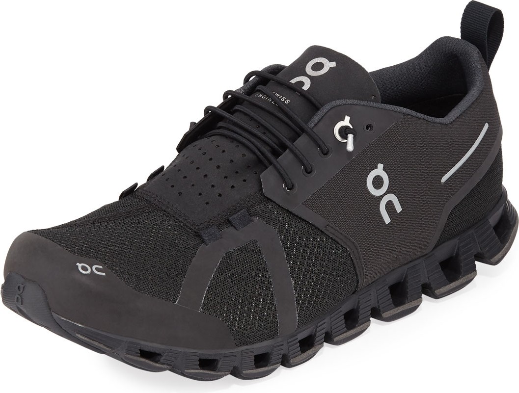 On Men's Cloud Waterproof Cushioned Knit Sneakers