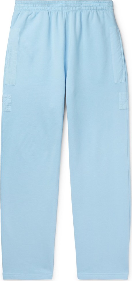 Jacquemus Massilia Canvas-Trimmed Loopback Cotton-Jersey Sweatpants