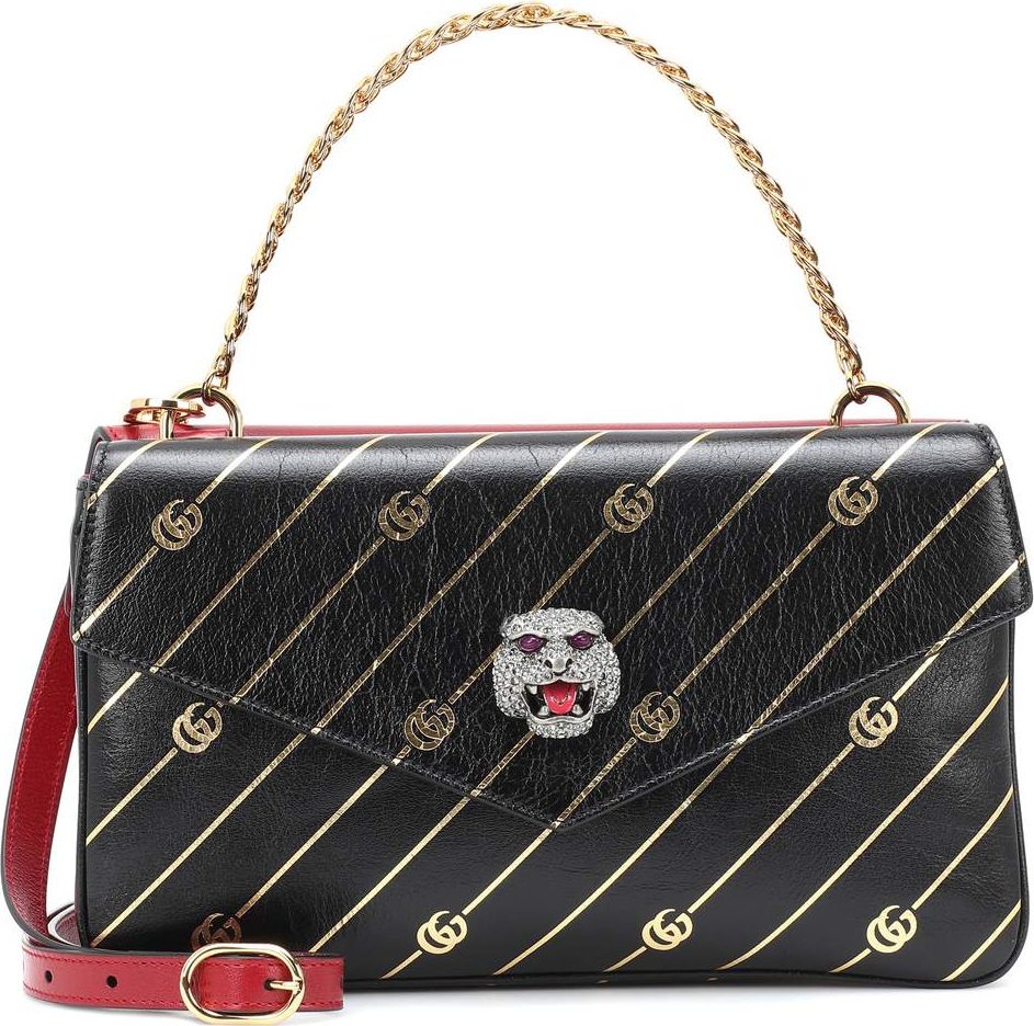 Gucci Double-sided leather shoulder bag