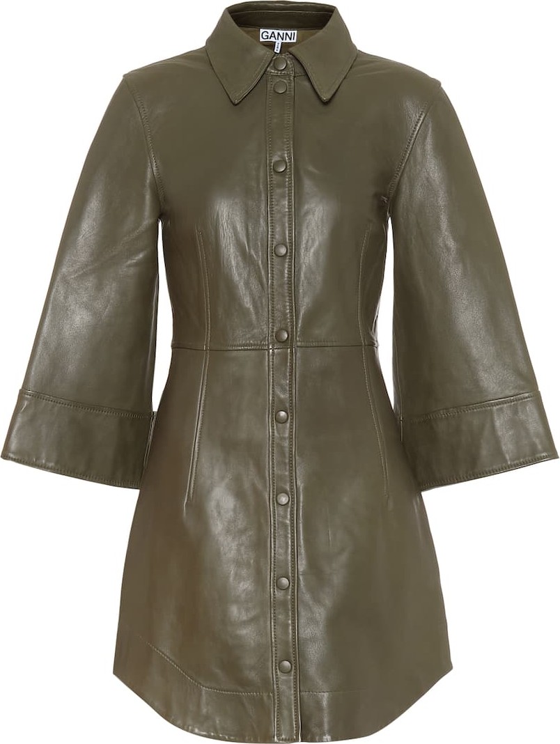 Ganni Leather minidress Ganni Leather minidress