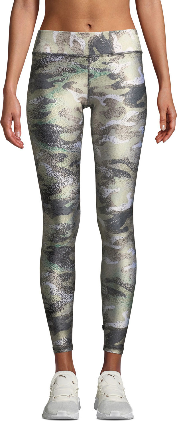 Terez Tall Band Camo-Print Performance Leggings