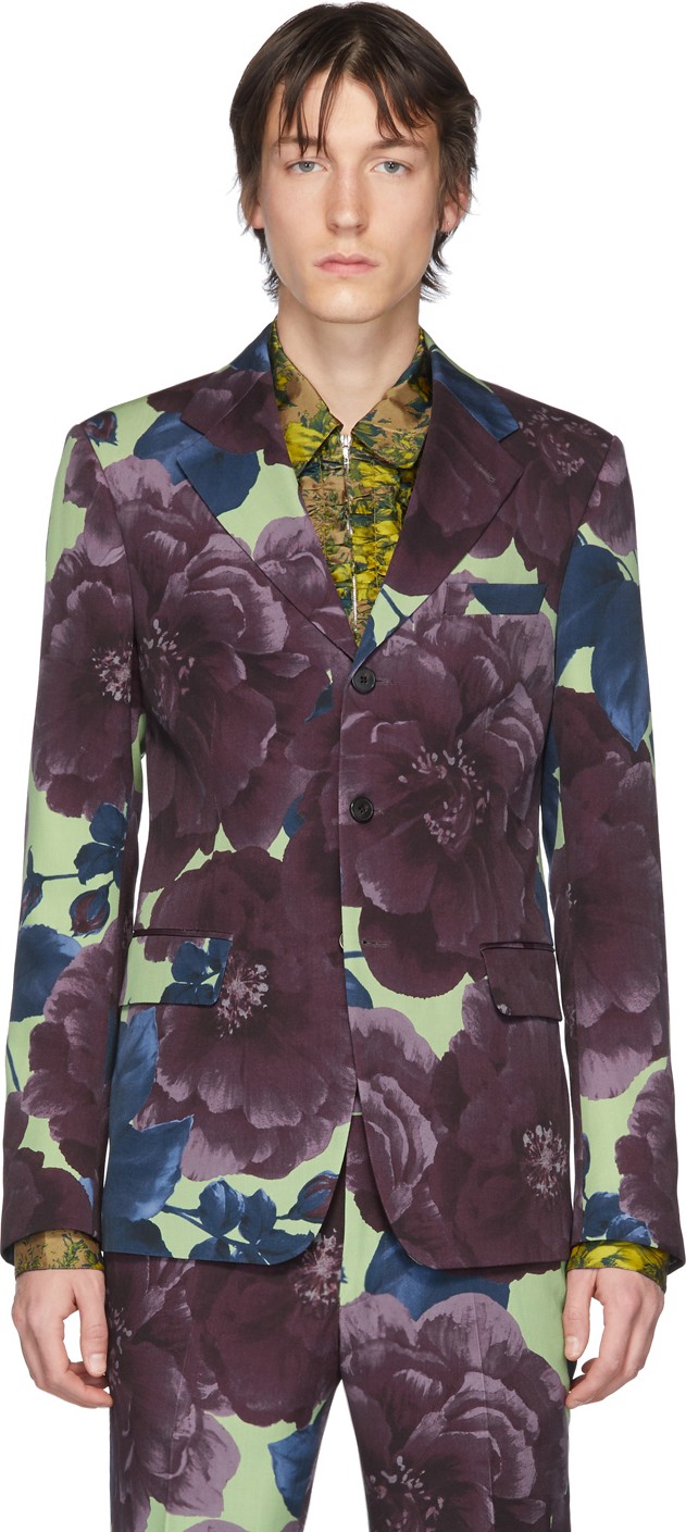 Dries Van Noten Multicolor Basinger Blazer