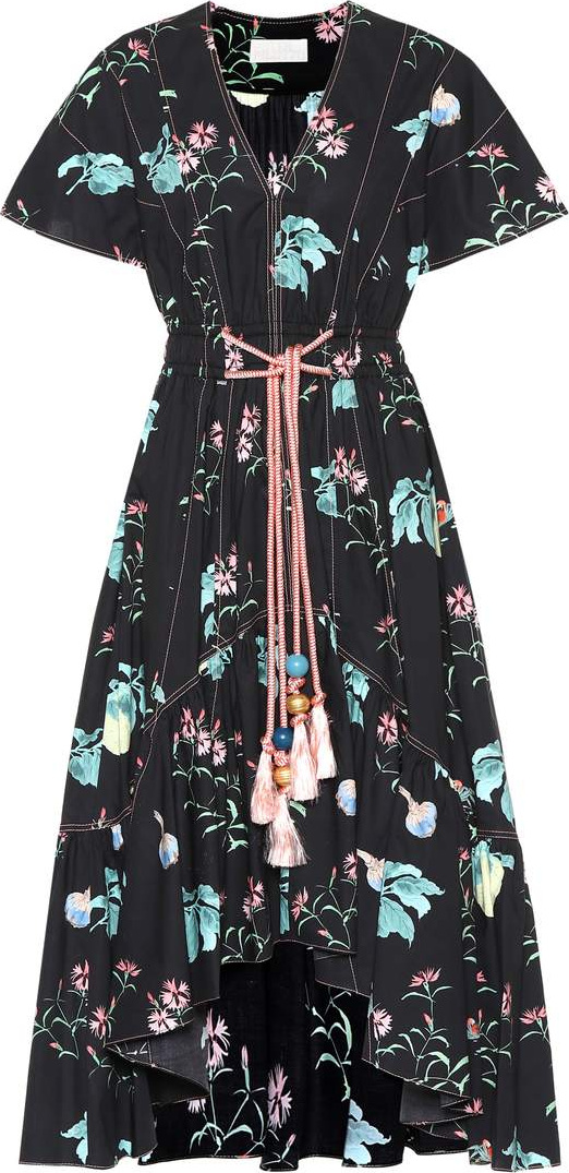 Peter Pilotto Printed cotton midi dress