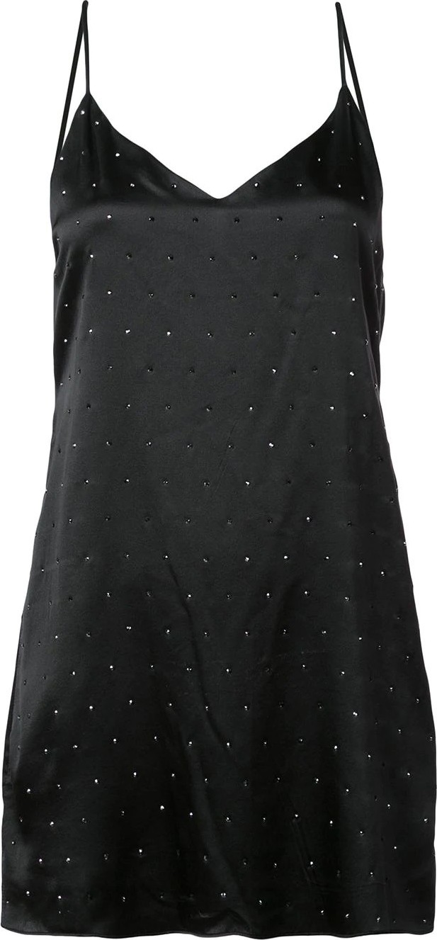 Amiri Crystal mini slip dress