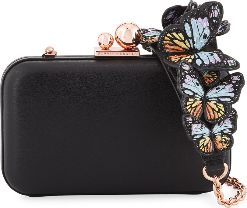 Sophia Webster Vivi Butterfly Box Clutch Bag
