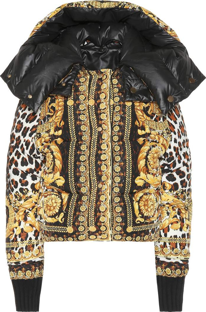 Versace Reversible printed down jacket