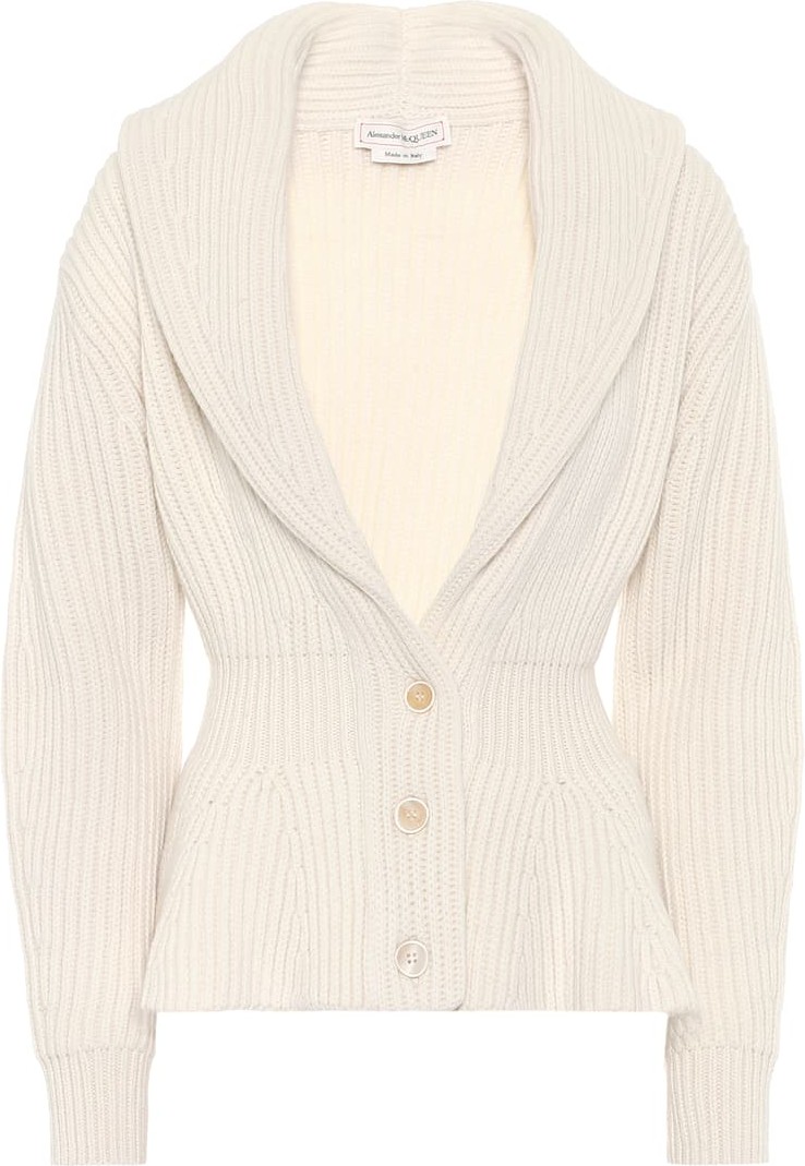 Alexander McQueen Wool and cashmere cardigan