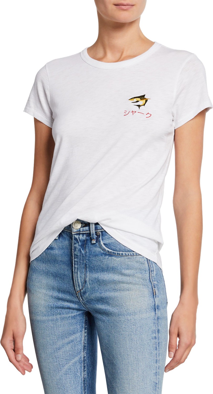 Rag & Bone Shark Short-Sleeve Graphic Tee