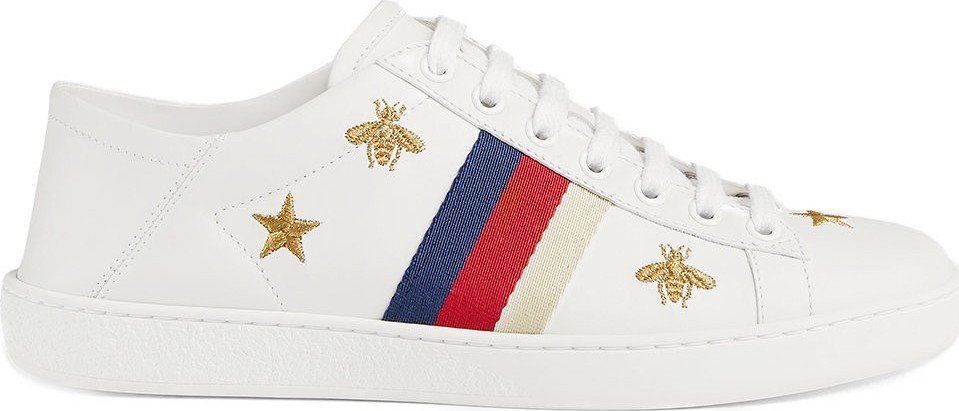 Gucci Ace sneaker with bees and stars