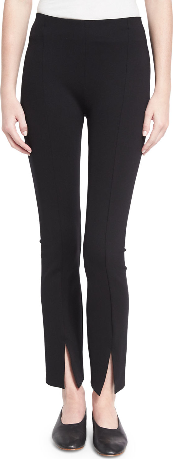 THE ROW Thilde Slit-Front Skinny Pants