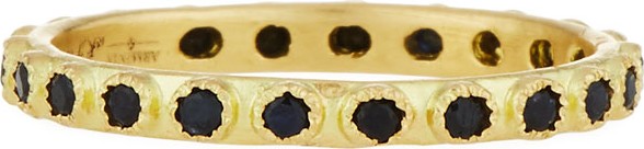 Armenta Old World Black Sapphire Stacking Ring