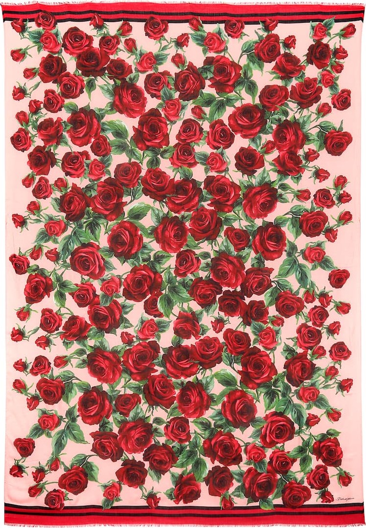 Dolce & Gabbana Modal and cashmere scarf