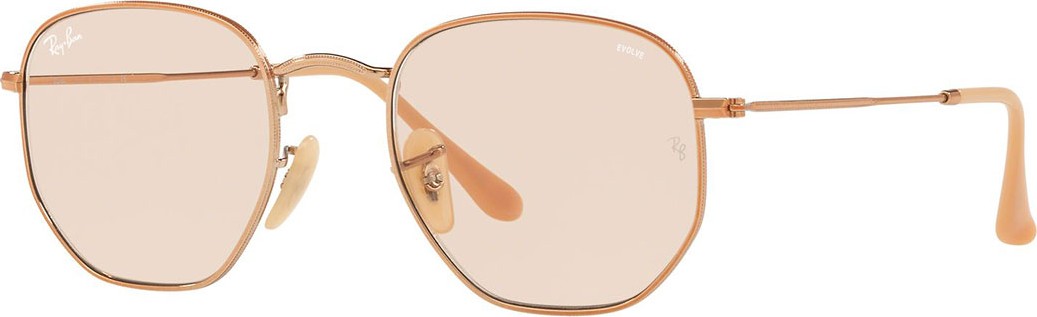 Ray Ban Square Steel Monochromatic Sunglasses
