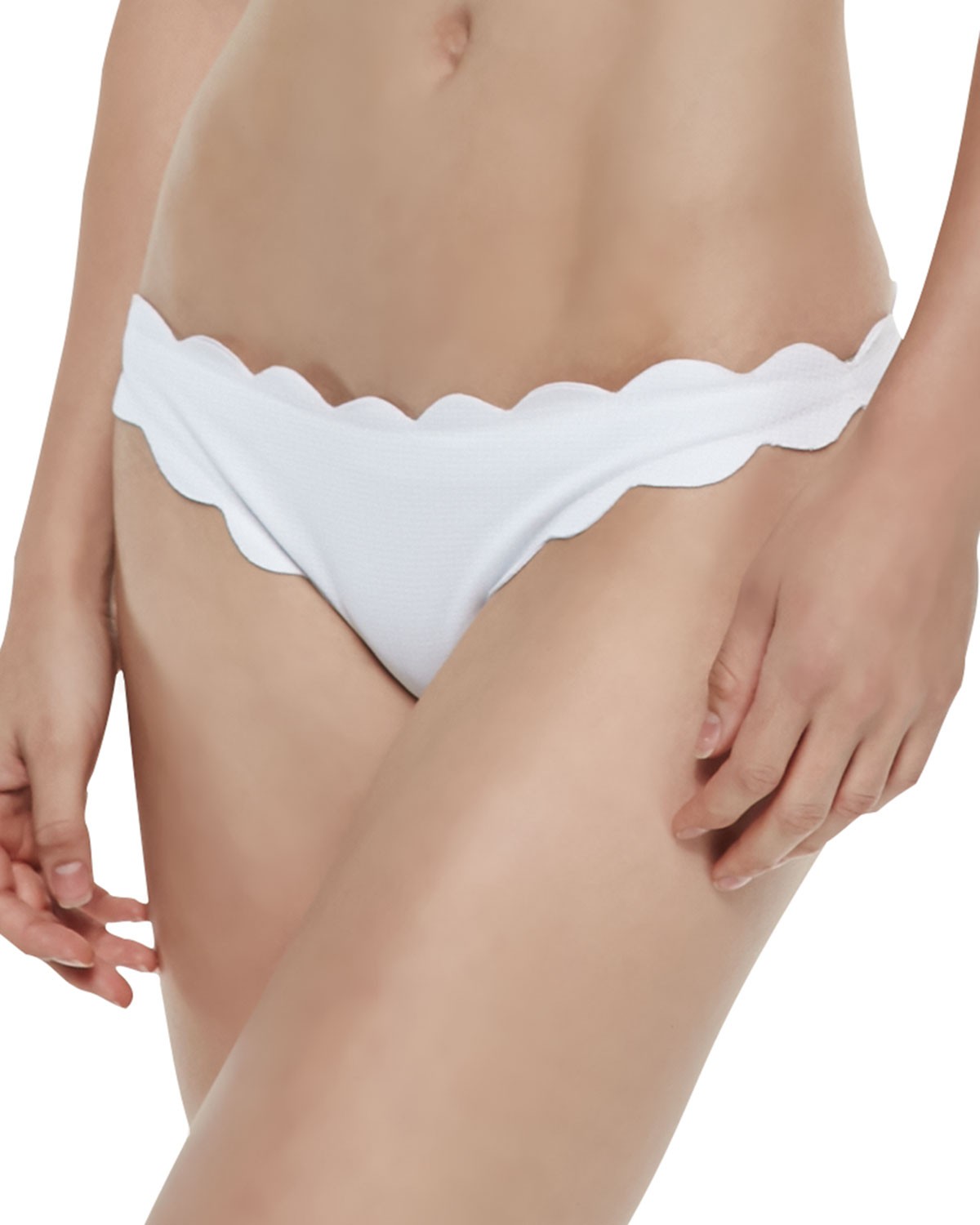 Marysia Antibes Scalloped Swim Bikini Bottom