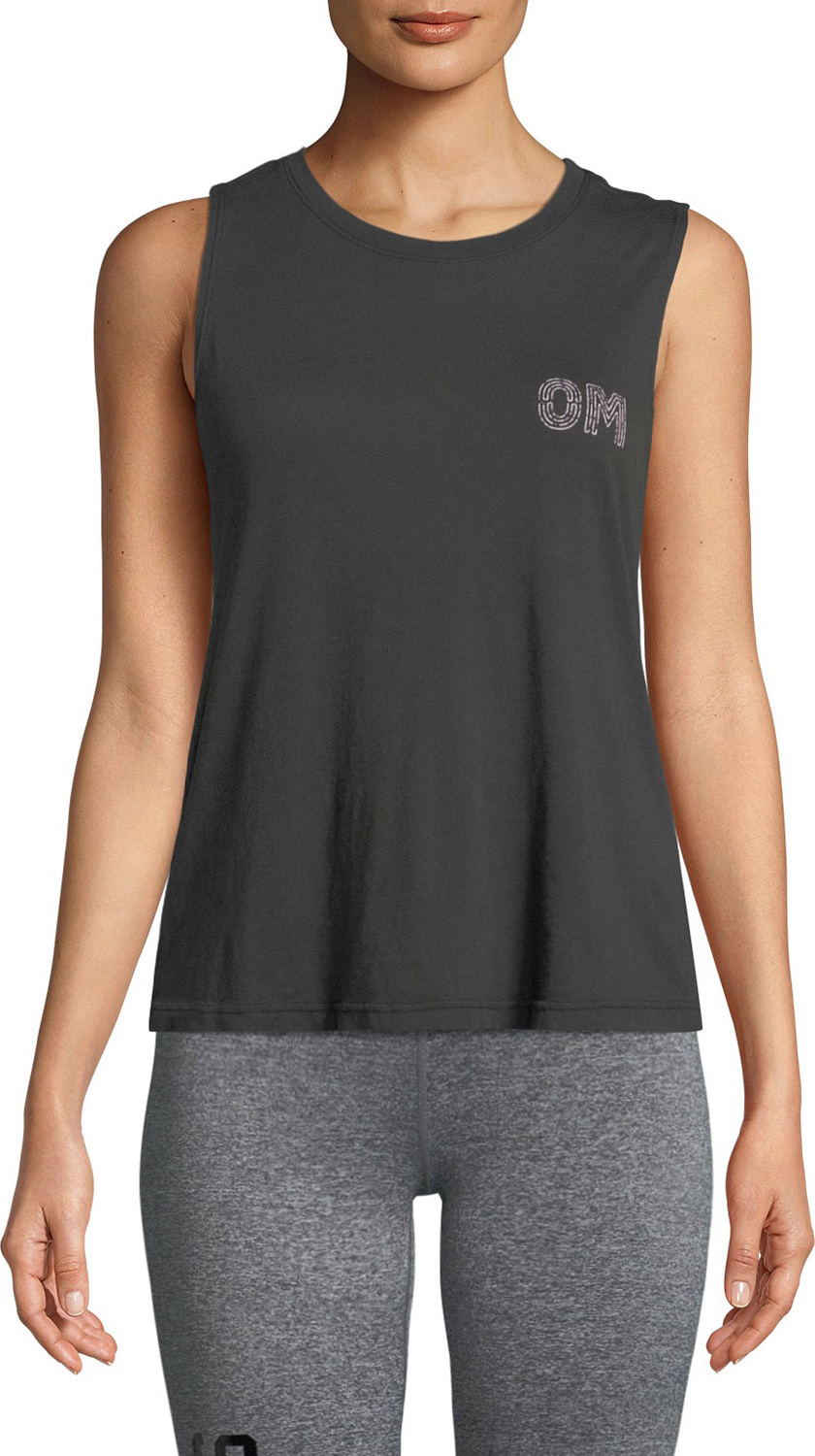 Spiritual Gangster Neon Hamsa Graphic Muscle Tank