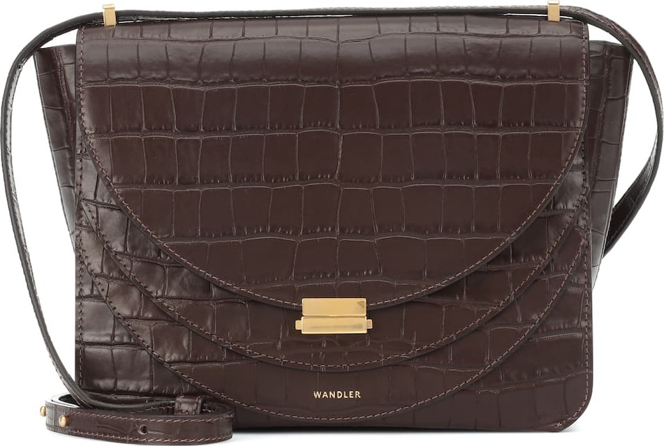 Wandler Luna leather shoulder bag