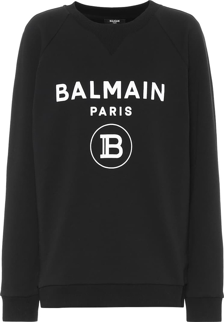 Balmain Logo cotton sweatshirt