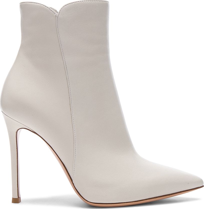 Gianvito Rossi Nappa Leather Levy Ankle Boots