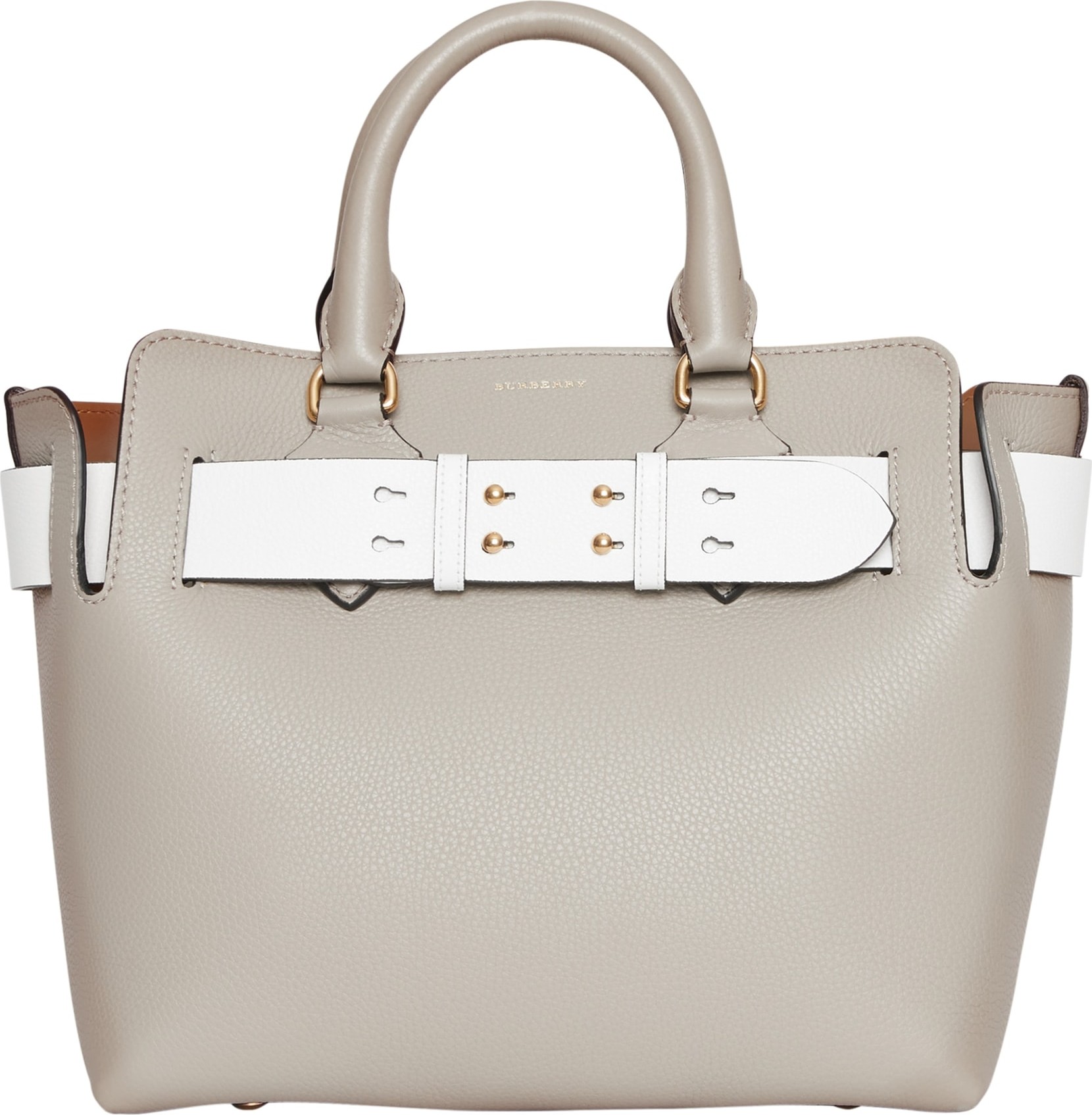 Burberry London England Small Belt Leather Satchel