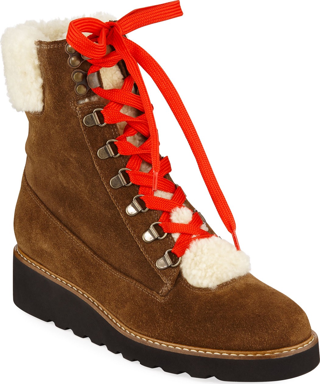 Veronica Beard Vale Shearling Tall Boots