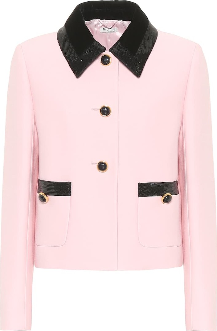 Miu Miu Crêpe jacket