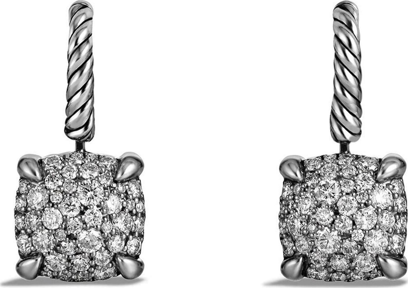 David Yurman 'Châtelaine' Drop Earrings with Diamonds