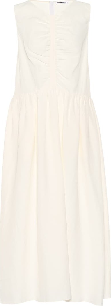 Jil Sander Linen-blend dress