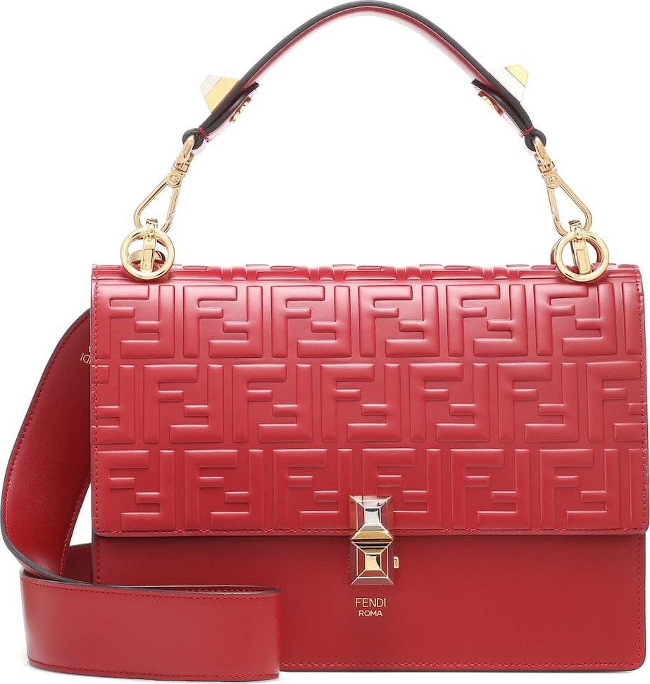 Fendi Kan I Medium leather shoulder bag