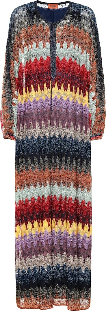 Missoni Striped knit maxi dress