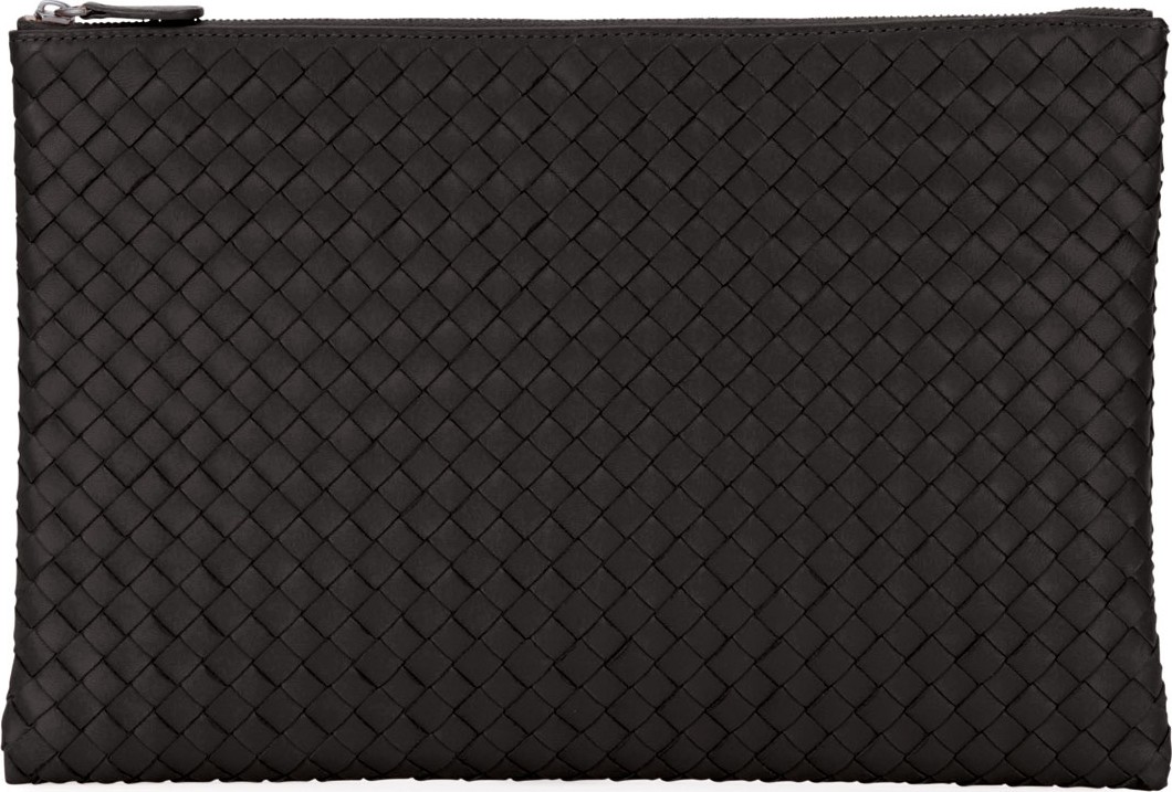 Bottega Veneta Large Intrecciato Zip Pouch Organizer
