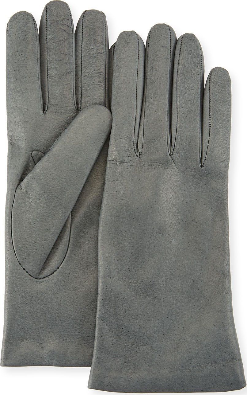 Portolano Cashmere-Lined Napa Leather Gloves