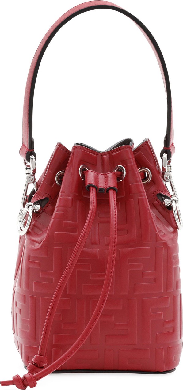 Fendi FF Calf Mon Tresor Bucket Bag