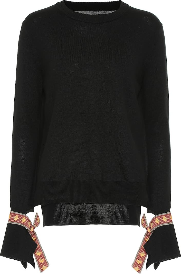 Oscar De La Renta Wool and silk sweater